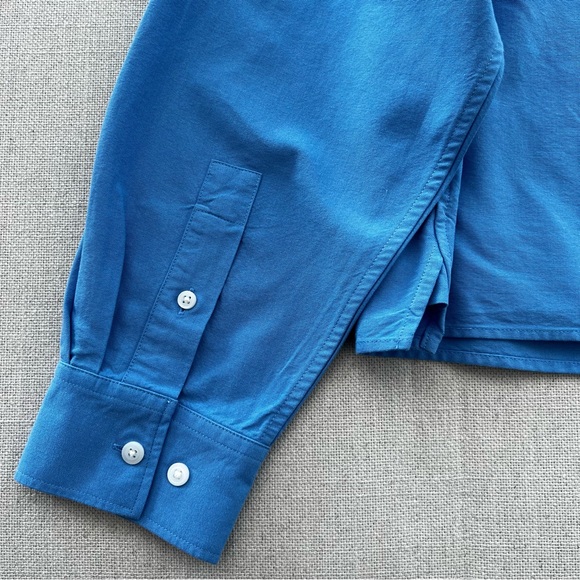 UNIQLO x JW Anderson • Oxford Blue Button-Up Top - Picture 13 of 13